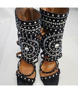 Cape Robbin Blaire-5 Sandals Womens 6 Rhinestone Zip Stiletto Heels Open... - €12,70 EUR