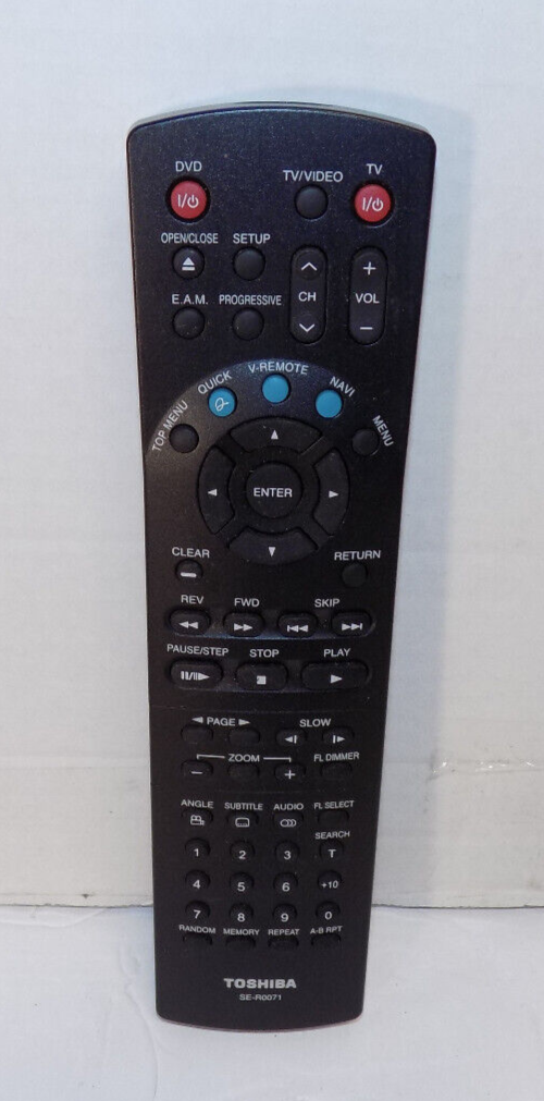 Primary image for Toshiba SE-R0071 DVD Player Remote Control IR Tested