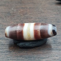 Amulette en agate bonbon naturelle du Moyen-Orient du Yémen rare et unique - $1,625.77 MXN