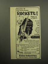 1967 Estes Mars Snooper Model Rocket Ad - More than 30 real flying models  - $18.49