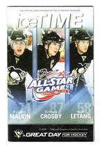 VINTAGE Jan 20 2009 Pittsburgh Penguins Carolina Program All Star Game Cover - £11.67 GBP