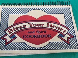 Vintage Bless Your Heart And Spirit Cookbook 1990 Heartland Samplers MN  - £6.87 GBP