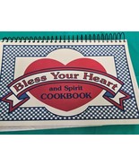 Vintage Bless Your Heart And Spirit Cookbook 1990 Heartland Samplers MN  - €7,78 EUR