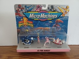 MicroMachines Mighty Morphin Power Rangers #5 Pink Ranger Collection 1994 Galoob - £13.94 GBP