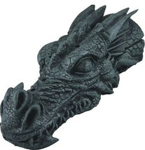 Black Dragon Head Box Incense Cone Burner Holder Resin 11&quot; L - $30.69