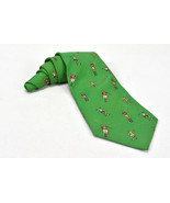 POLO RALPH LAUREN Green Multi Color SOCCER Silk Tie made in USA - $101.48 CAD