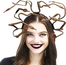 Medusa Snake Headband Halloween Medusa Cosplay Costume Snake Crown Headp... - £18.54 GBP