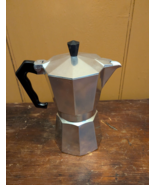 Jr. 1 Cup Moka Pot Crusinallo Zanzibar Coffee Latte Stove Top Made in It... - $19.24