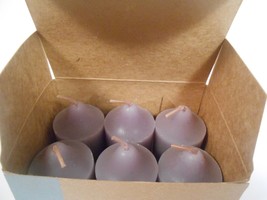 Party Lite Blueberry Wisteria Votive Candles Box Of 6 V06668 - £9.05 GBP