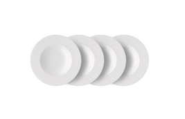 ROSENTHAL STUDIO Plates Round Set Of 6 Luxurious White Diameter 9&quot; 61040 - £120.42 GBP