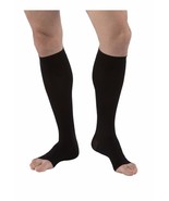Jobst Medical Mens L Compression Socks Set Of 4 Pair Firm Knee High Open Toe - $39.95