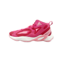 Adidas Men&#39;s Exhibit A Mid Basketball Shoes Pink / White Size 18 - $98.01