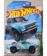 Hot Wheels Teal &#39;87 Dodge D100 HW Reverse Rake Swries - $11.69 CAD