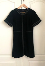 New Banana Republic Paneled Navy Blue Tonal Stitch Pocket Fit and Flare Dress 4 - £47.39 GBP