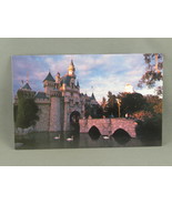 Vintage Postcard - Sleeping Beauty Castle at Dusk - Walt Disney Productions - £11.80 GBP