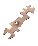 Antique Cast Iron Multi Wrench Tool Farm Implement Tool - $228.23 MXN