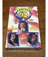 Decision 92 Sealed Trading Cards Box Bush Clinton Perot Presidential Ele... - $29.88 CAD