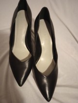 1.State Women&#39;s Size 11M Black Faux Leather Block Heels - $21.51