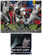 Kyle Boller signed Baltimore Ravens football 8x10 photo COA proof autographed - £62.57 GBP