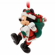 ORNAMENT Disney Parks Santa Mickey Mouse Figural - £37.81 GBP