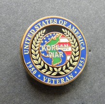 Korea Kor EAN War Veteran 1950 1953 Lapel Pin Badge 1 Inch Usa - £4.51 GBP