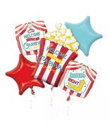 Carnival Circus Mylar Balloon Bouquet 5 Piece  Birthday Party Supplies New - €7,62 EUR