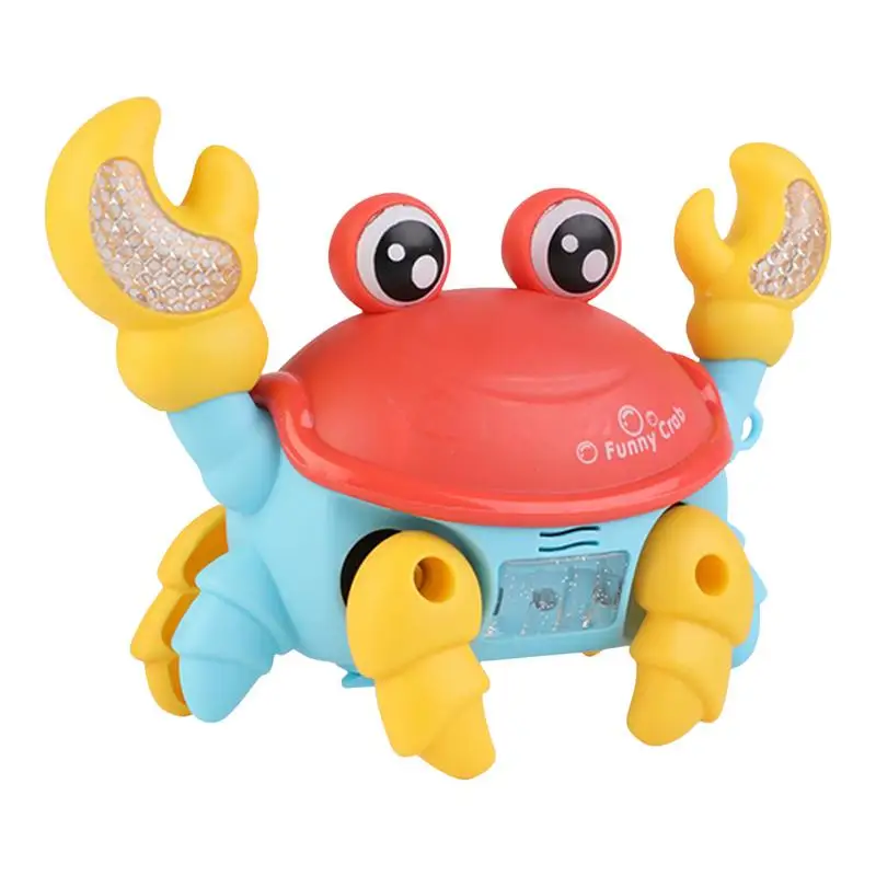 Electric Crawling Crab Toy with Music LED Light Funny Windup Crabs Swimming - £17.80 GBP+