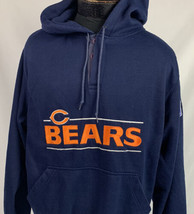 Vintage Chicago Bears Hoodie Starter Sweatshirt NFL Embroidered Men’s XL 90s - £31.45 GBP