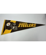 Vintage 1980s Pittsburgh Steelers Football Pennant - $24.16