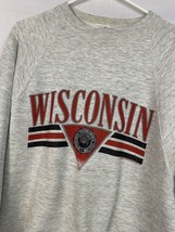 Vintage Wisconsin Badgers Sweatshirt Crewneck NCAA Men’s XL USA 80s 90s - £31.46 GBP