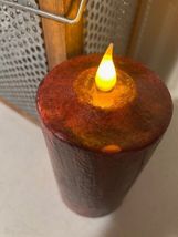 Square wood Lantern with Candlle image 4