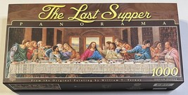 MasterPieces The Last Supper Panoramic 1000 Piece Jigsaw Puzzle 39&quot; x 13&quot; NEW - £11.78 GBP