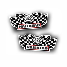 322 NAILHEAD air cleaner decal Fits Buick engine, muscle classic car hot rod 2X - £11.13 GBP