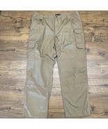 5.11 Tactical Taclight Pro Ripstop Pant Men 40x31 Cargo Khaki Elastic Waist - $39.21 CAD