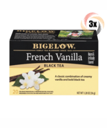 3x Boxes Bigelow French Vanilla Natural Black Tea | 20 Pouches Per Box |... - $27.64 CAD