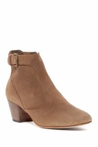 Nib Aquatalia By Marvin K France Bark Perforated Suede Ankle Bootie 7 - £122.31 GBP