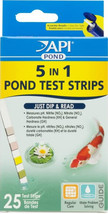 [Pack of 4] API PondCare 5-in-1 Pond Test Strips 25 count - £59.48 GBP