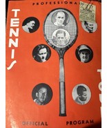 January 15 1936 Professional Tennis Tour Program Ticket Stub Bill Tilden... - $108.30 CAD