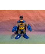 Imaginext DC Comics Super Friends Batman Figure Blue Gray w/ Black Cape ... - £1.96 GBP