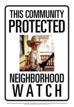 A Christmas Story This Community Protected by Ralphie Photo Tin Sign Pos... - $6.89