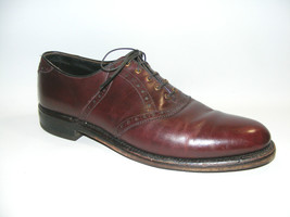 Footjoy Men&#39;s Burgundy Wine 10 AAA Classic Leather Oxford Dress 61861 Shoes - $28.00