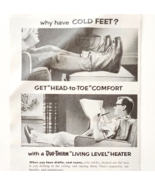 1955 Duo Therm Living Level Heater Advertisement Vintage Appliances DWF12 - $366.69 MXN