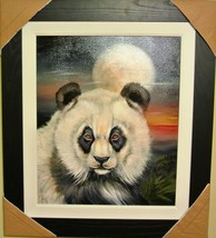 Martin Katon-Panda Moon-ORIGINAL OIL Painting on Canvas, Hand Signed/Framed+COA - £784.39 GBP
