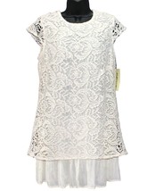 Rebellion Dress Ivory Cream Lace Overlay Size Medium NWT - $10.03