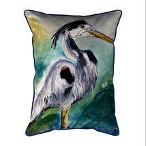 Betsy Drake Betsy&#39;s Blue Heron 20x24 Extra Large Zippered Indoor Outdoor... - $61.88