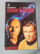 Patrick Stewart vs William Shatner Celebrity Books 1992 VF - £5.99 GBP