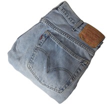 Levis Men&#39;s 505 Regular Fit Straight Leg Jeans Size 38 X 30 Light Wash D... - €23,43 EUR
