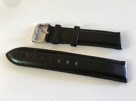 Genuine Leather Black Suitable For Dw20mm Watch Strap Belt - £22.59 GBP