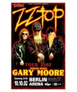 ZZ TOP 2002 BERLIN GERMAN CONCERT POP ROCK ART POSTER 11x17 XXX TOUR DUS... - $11.20