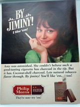 By Jiminy Philip Morris Cigarettes Print Advertisement Art 1965 - $9.99